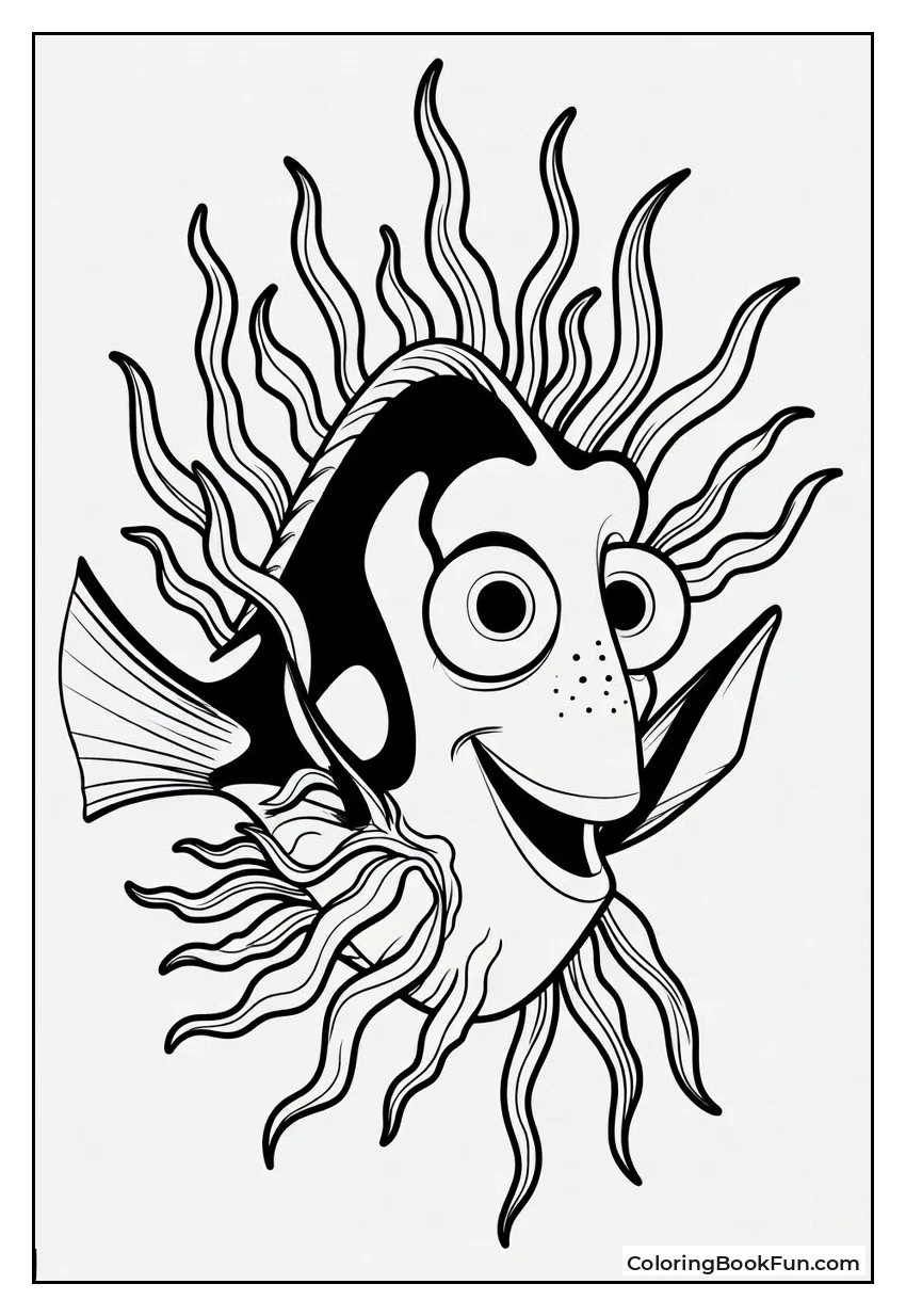 Dory in Seaweed Monster Costume