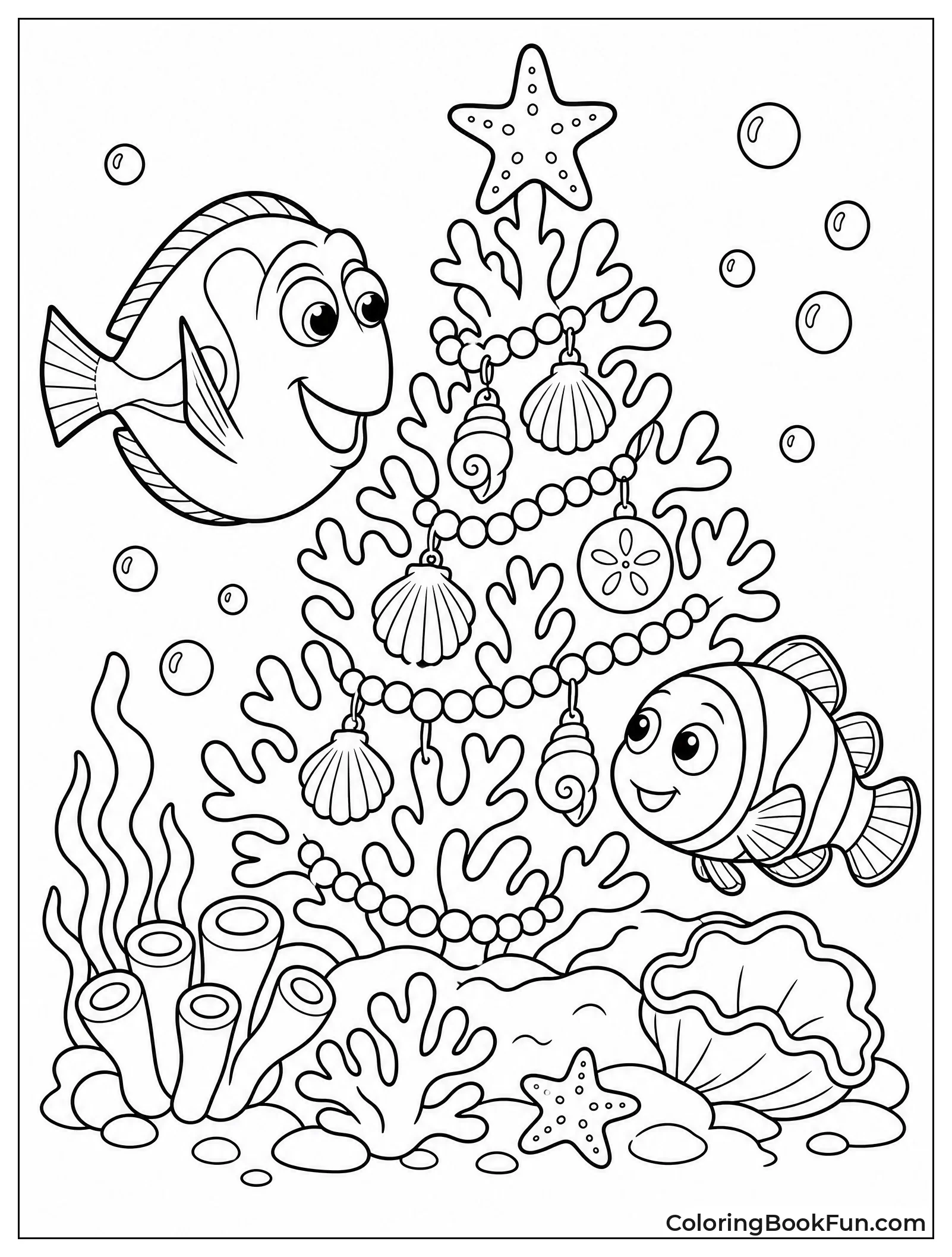 Reef Decorated for Holiday Celebration