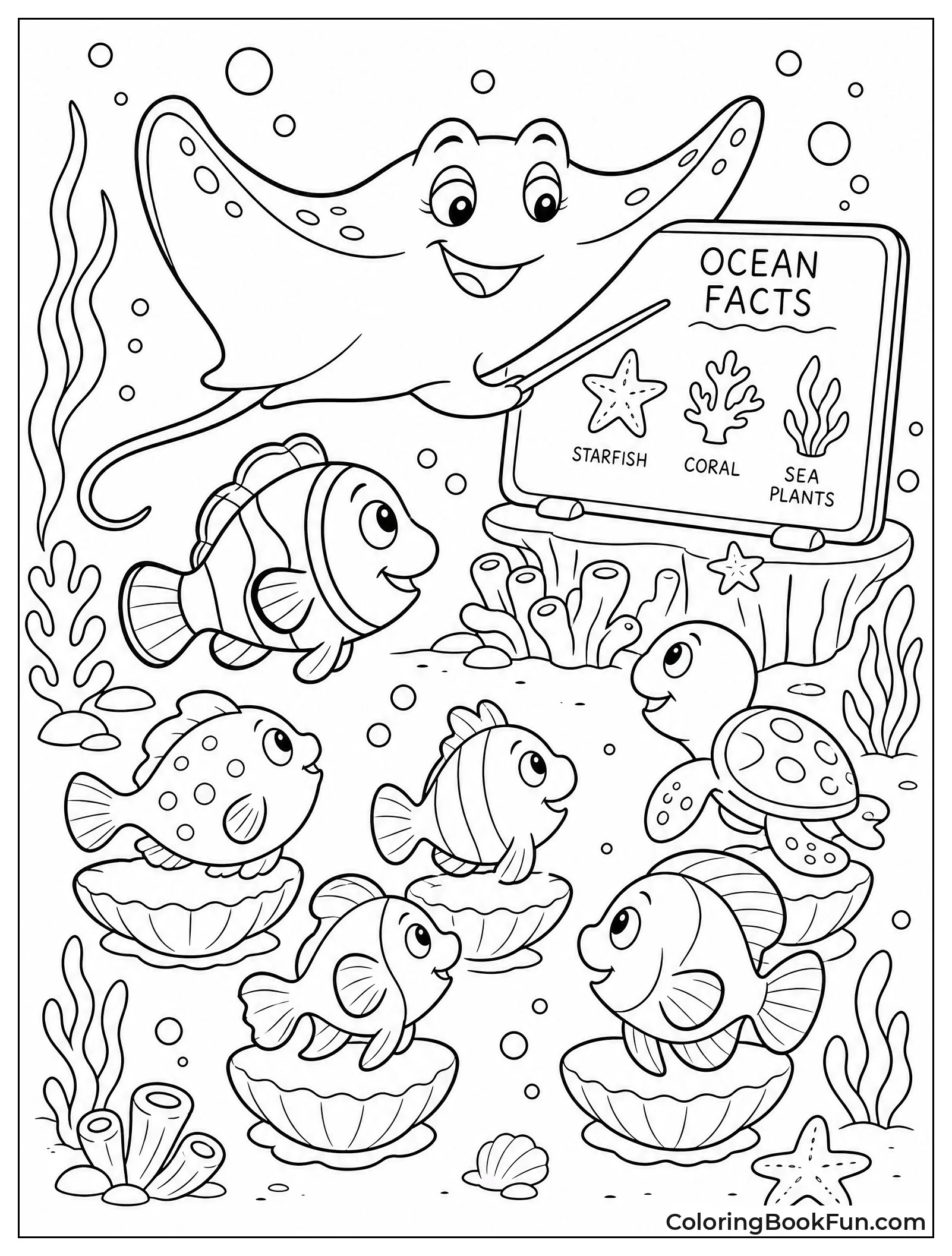 Mr Ray Teaching Nemo and Classmates