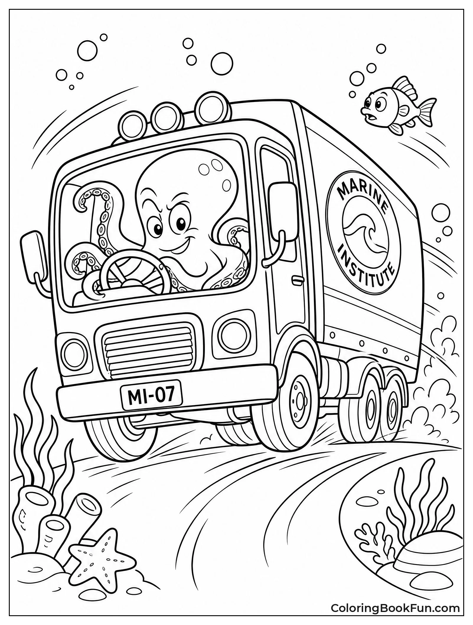 Hank Driving Truck During Escape