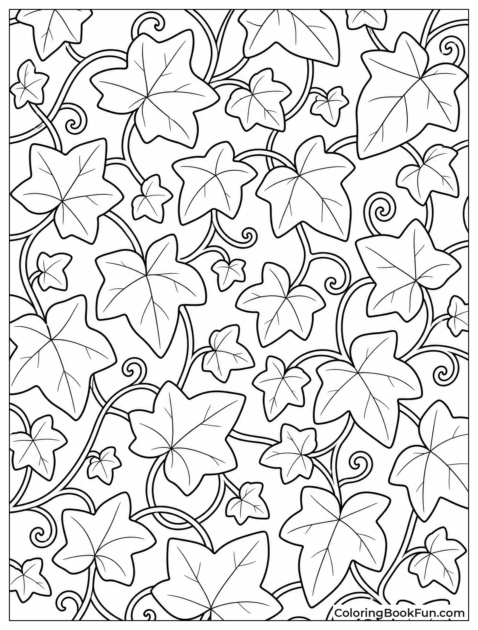 Repeating Pattern of Ivy Vines