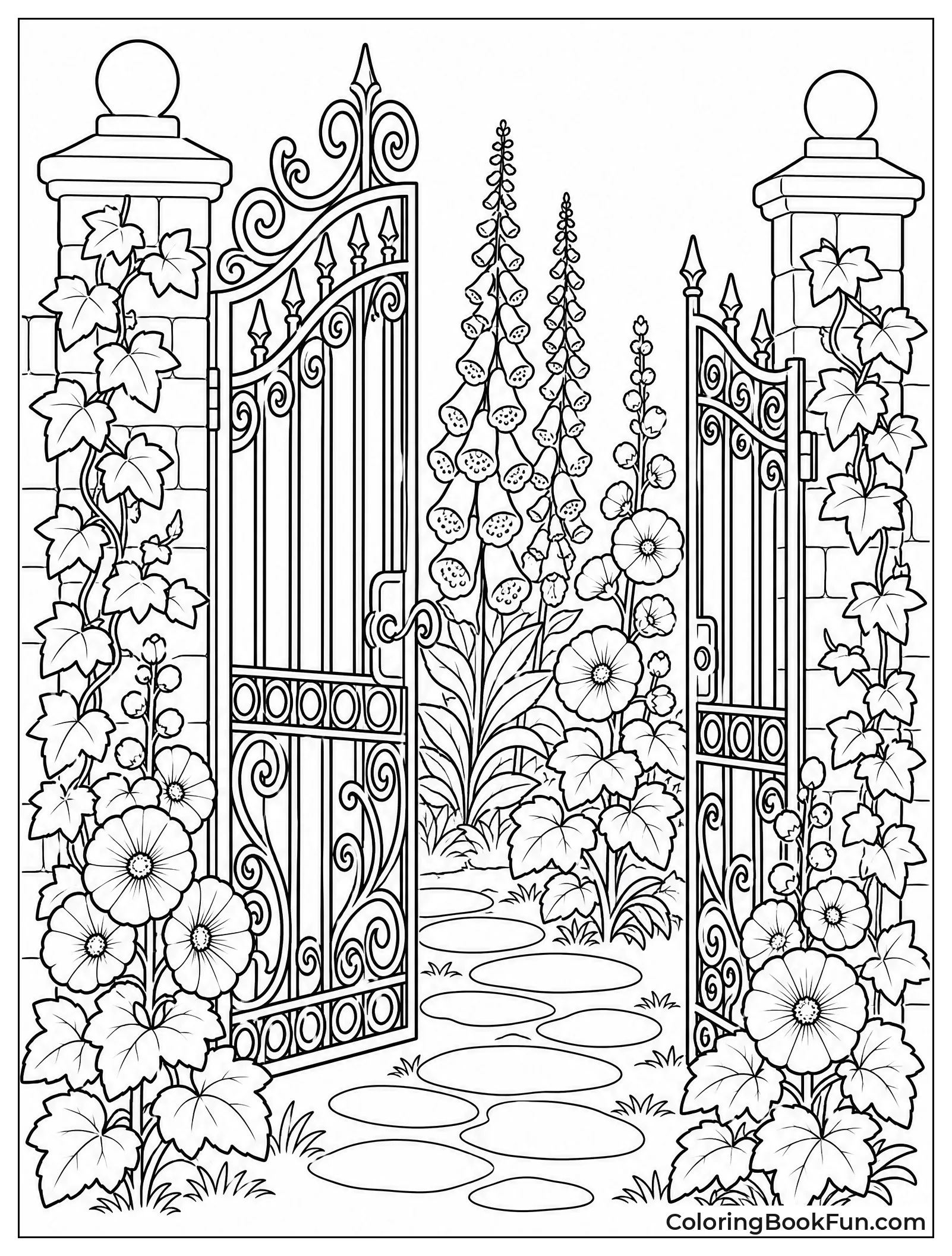 Gate Opening to a Garden