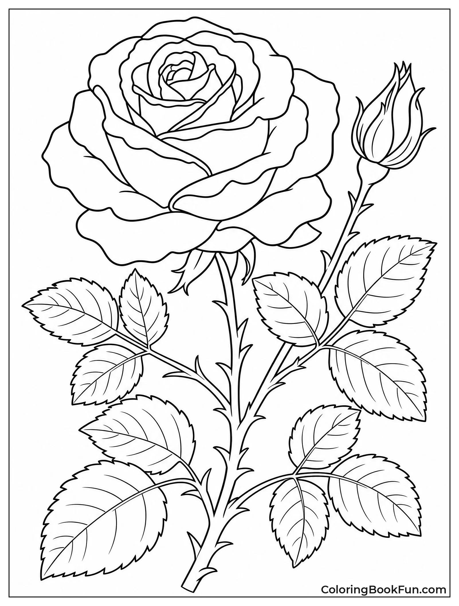 Vintage Rose with Layered Petals