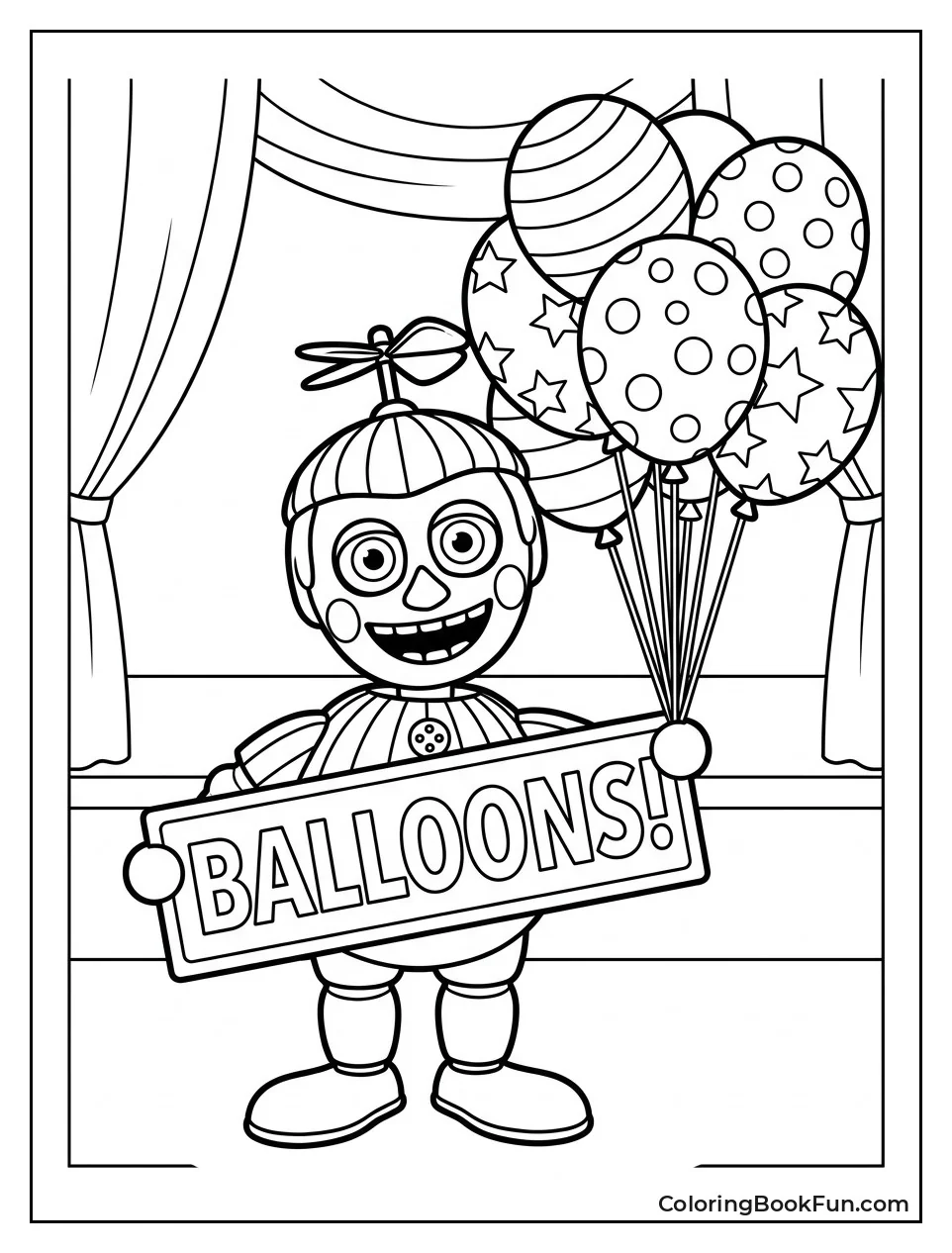 Balloon Boy Holding Balloons