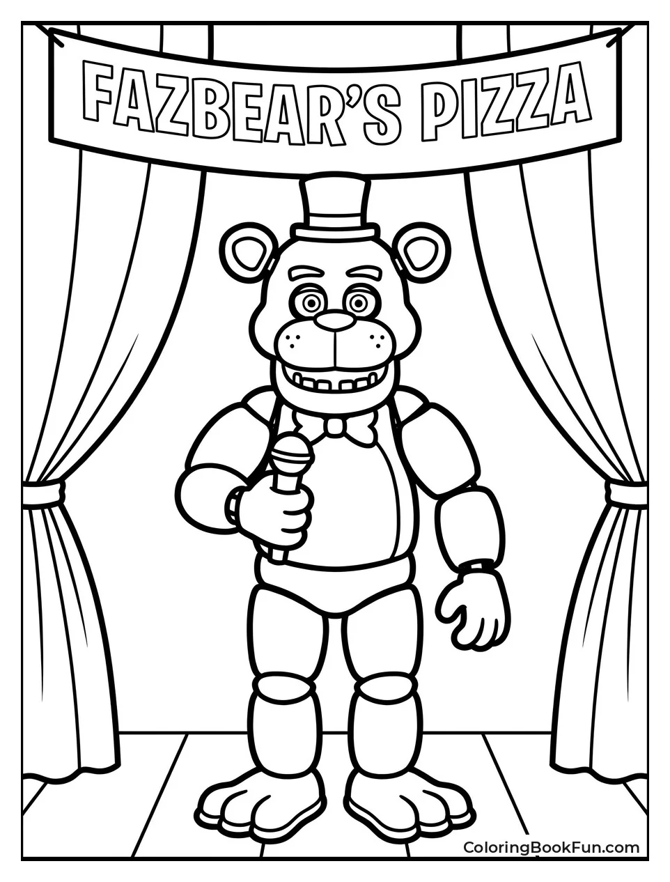 Freddy Running Through Pizzeria Hallways