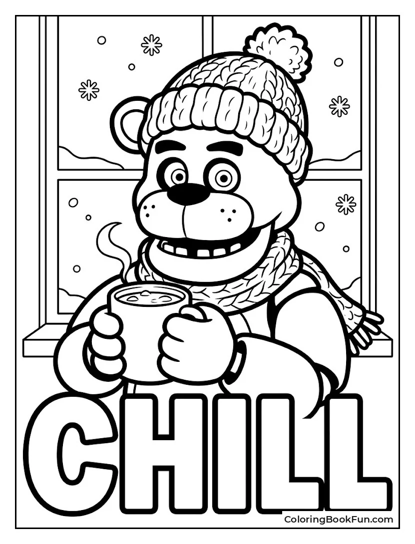 Freddy Wearing Winter Clothes