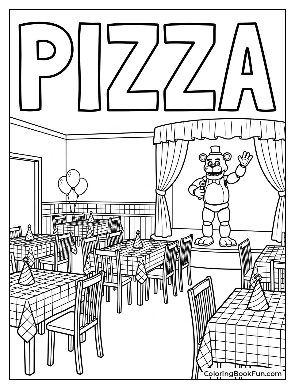 Inside Freddy Fazbear Pizza Place