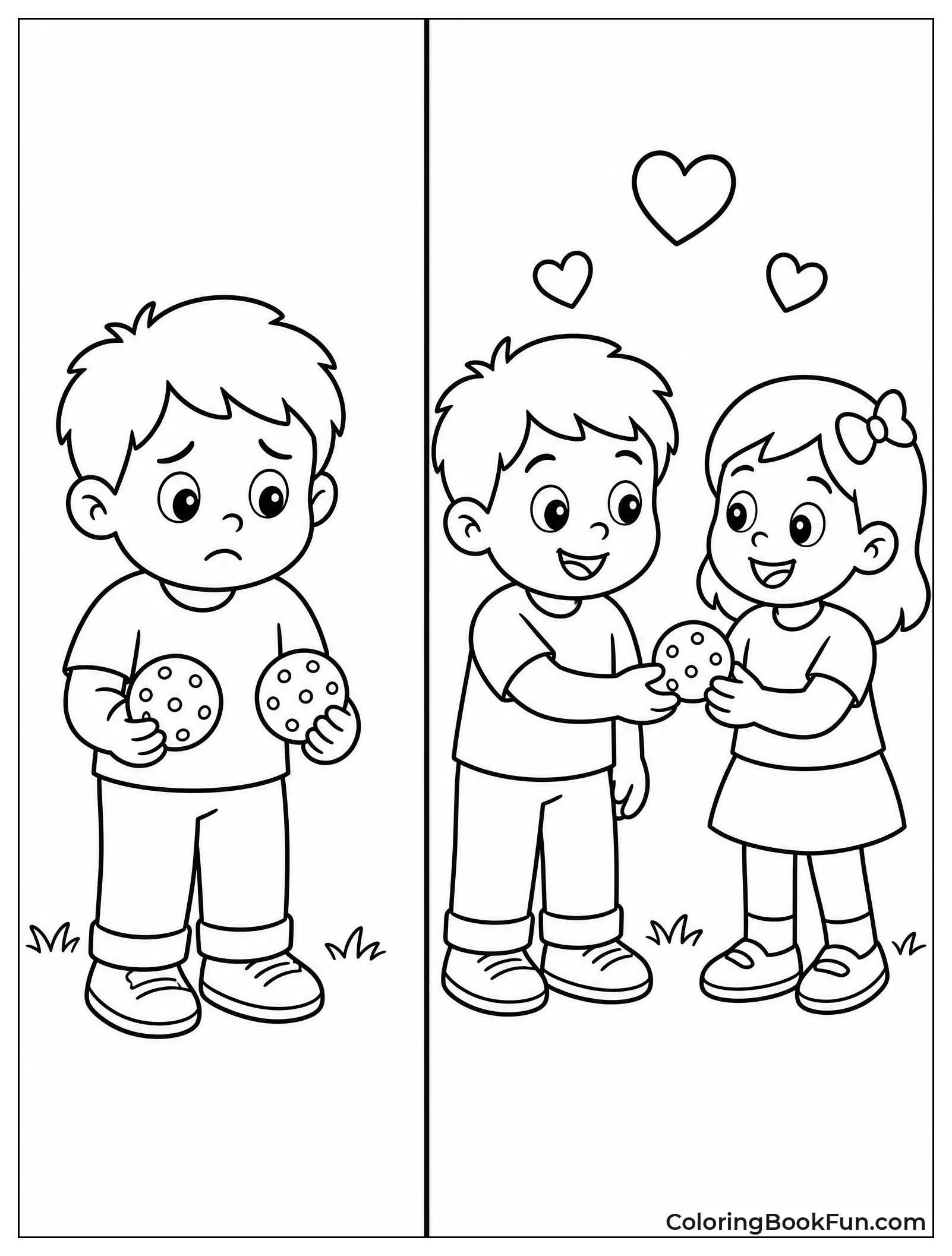 Sharing Cookies Makes Friends Happy