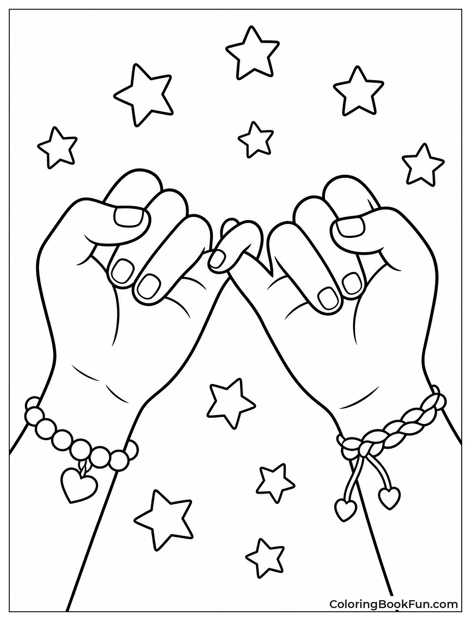Pinky Swear Promise Between Friends