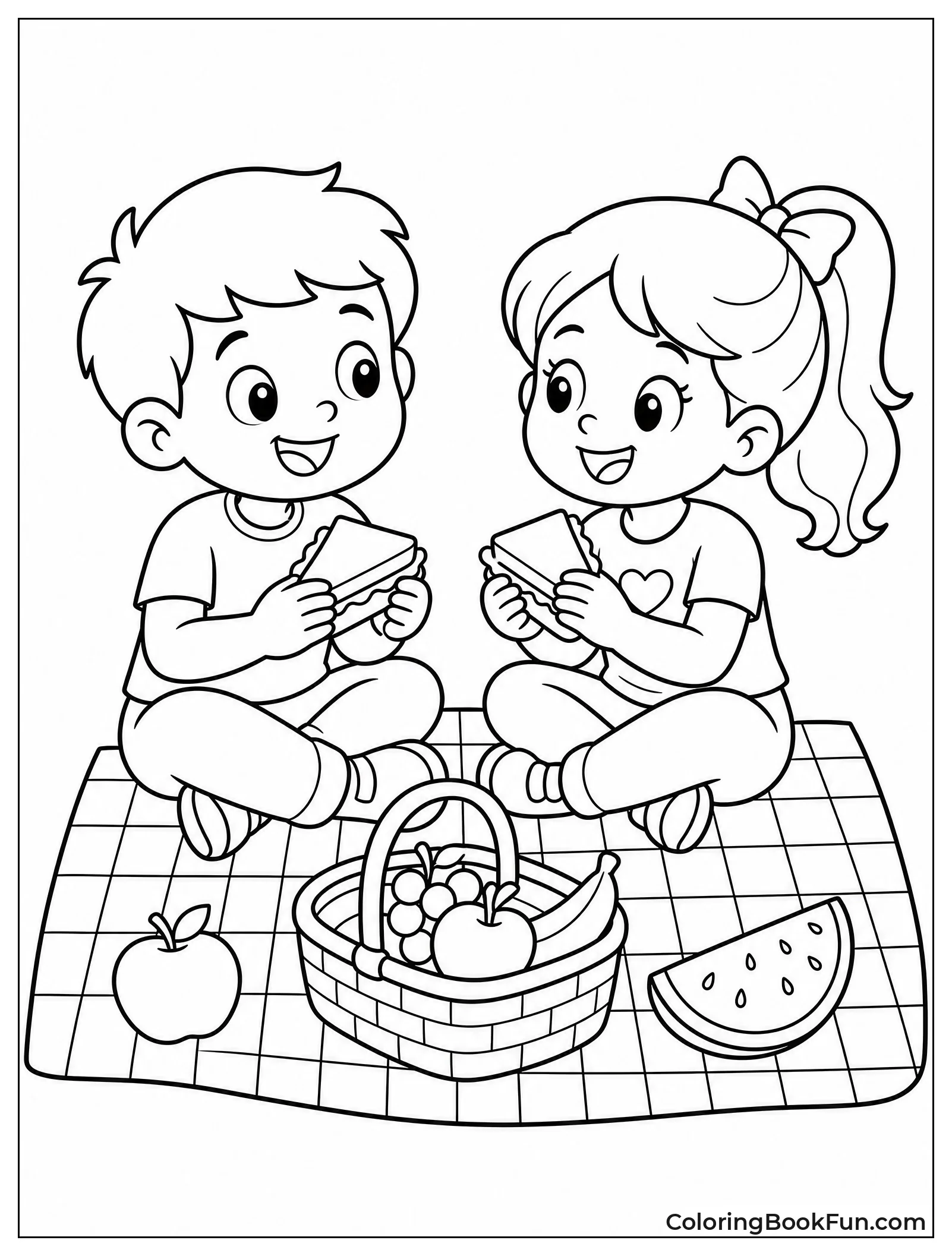 Friends Sharing Snacks on Blanket