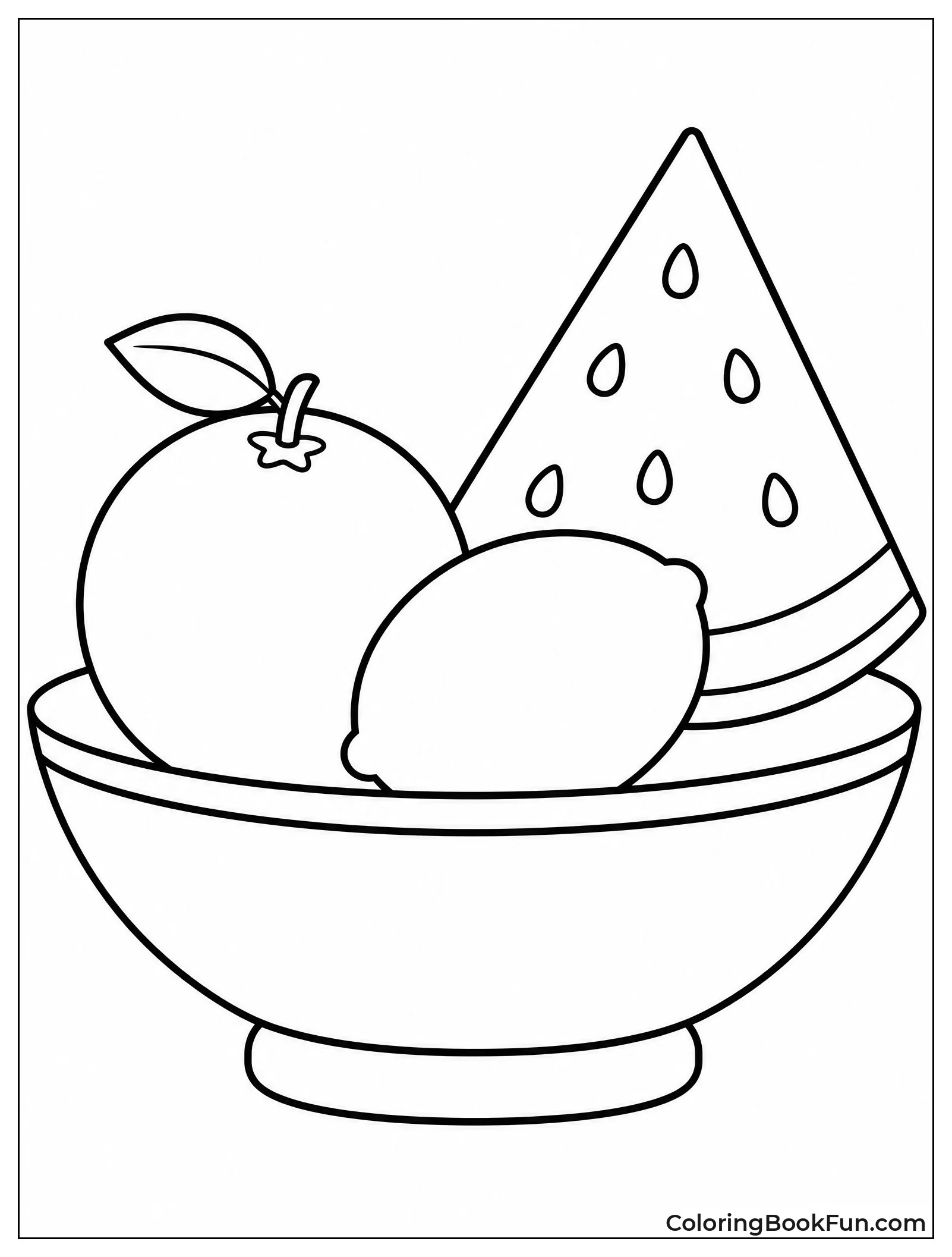 Fruit Bowl with Different Shapes