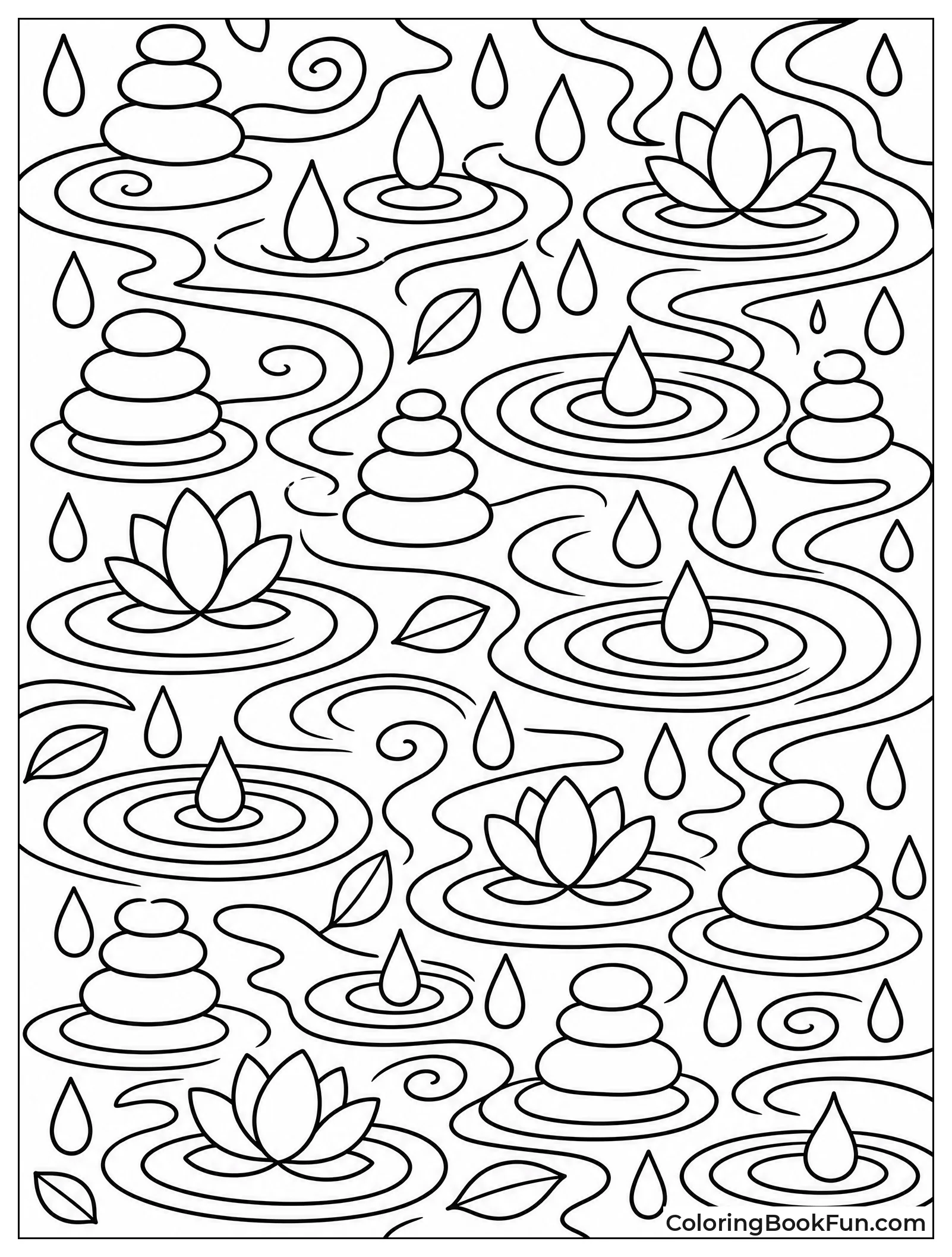 Raindrops Ripple Across the Page