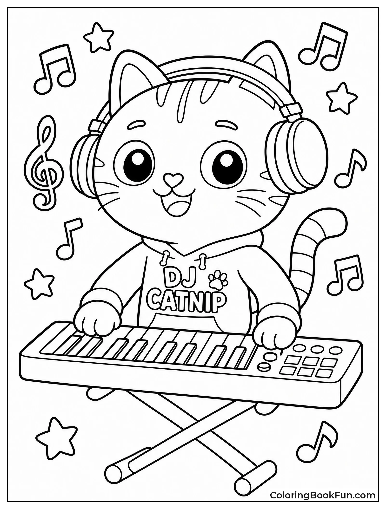 DJ Catnip Plays Music on Keyboard