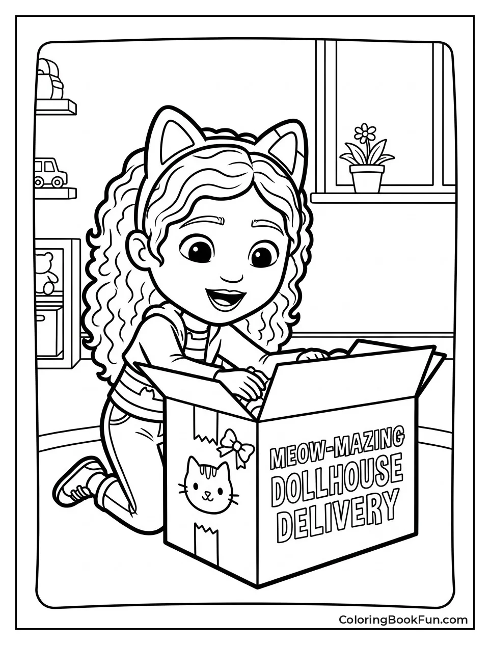 Gabby Opens a Surprise Delivery Box
