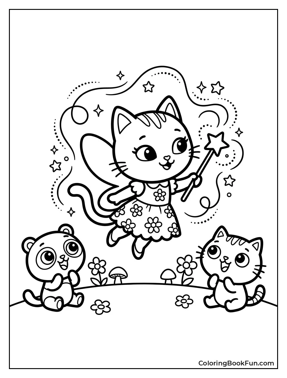 Kitty Fairy Casts Sparkly Magic Spells