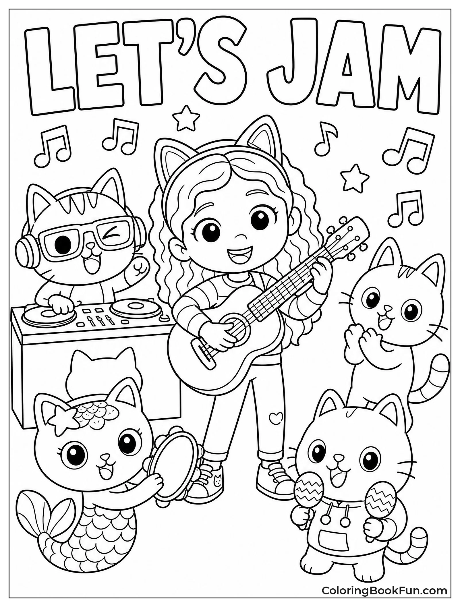 Gabby Plays Guitar with Friends