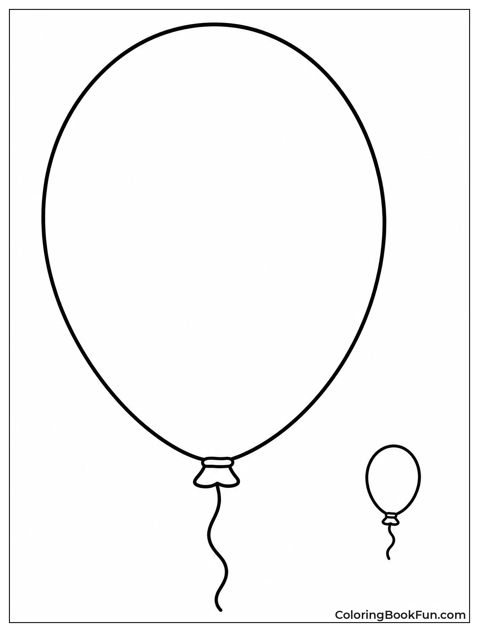 Giant Balloon Next to Tiny One