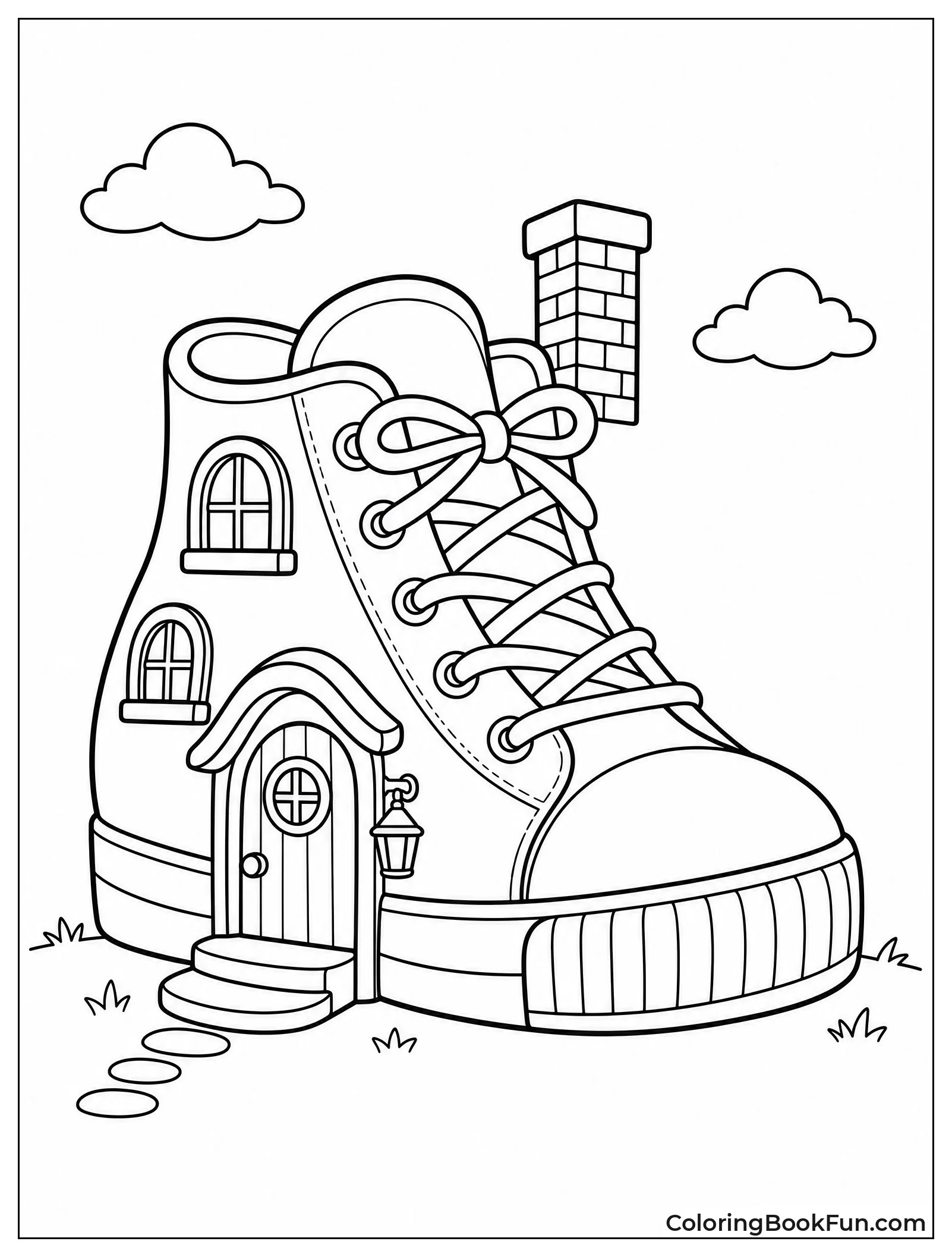 Giant Sneaker Turned into a House