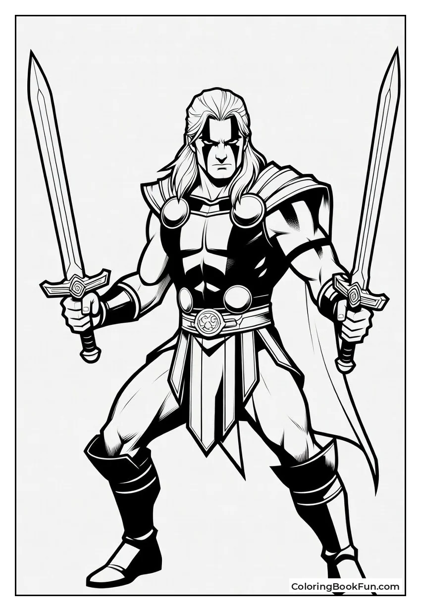 Gladiator Thor Ready for Battle