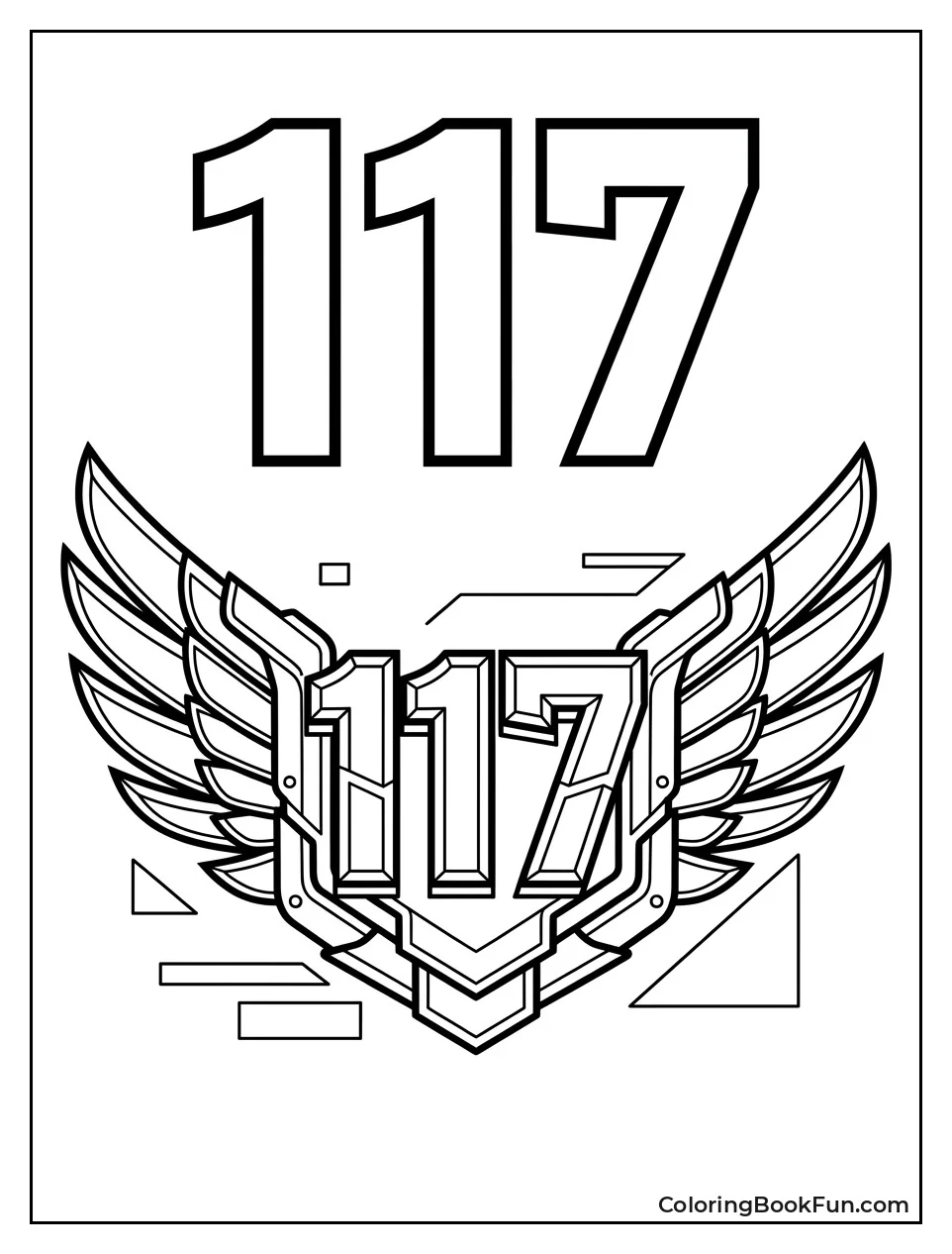 Spartan Badge with Number 117