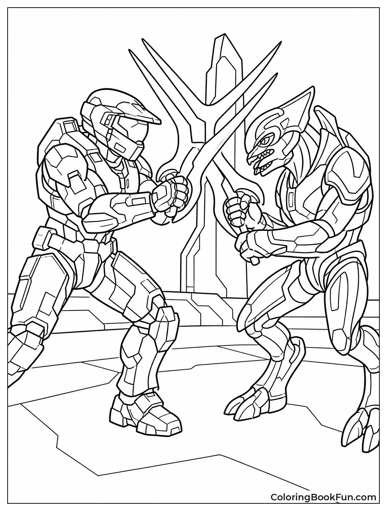 Spartan Dueling Elite with Energy Swords