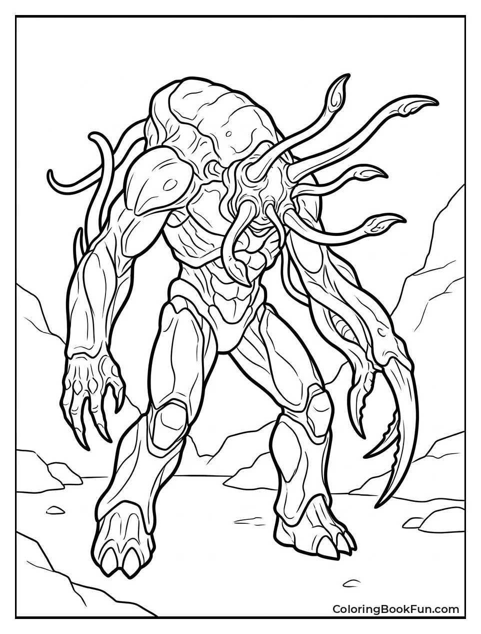 Flood Monster with Wiggly Tentacles
