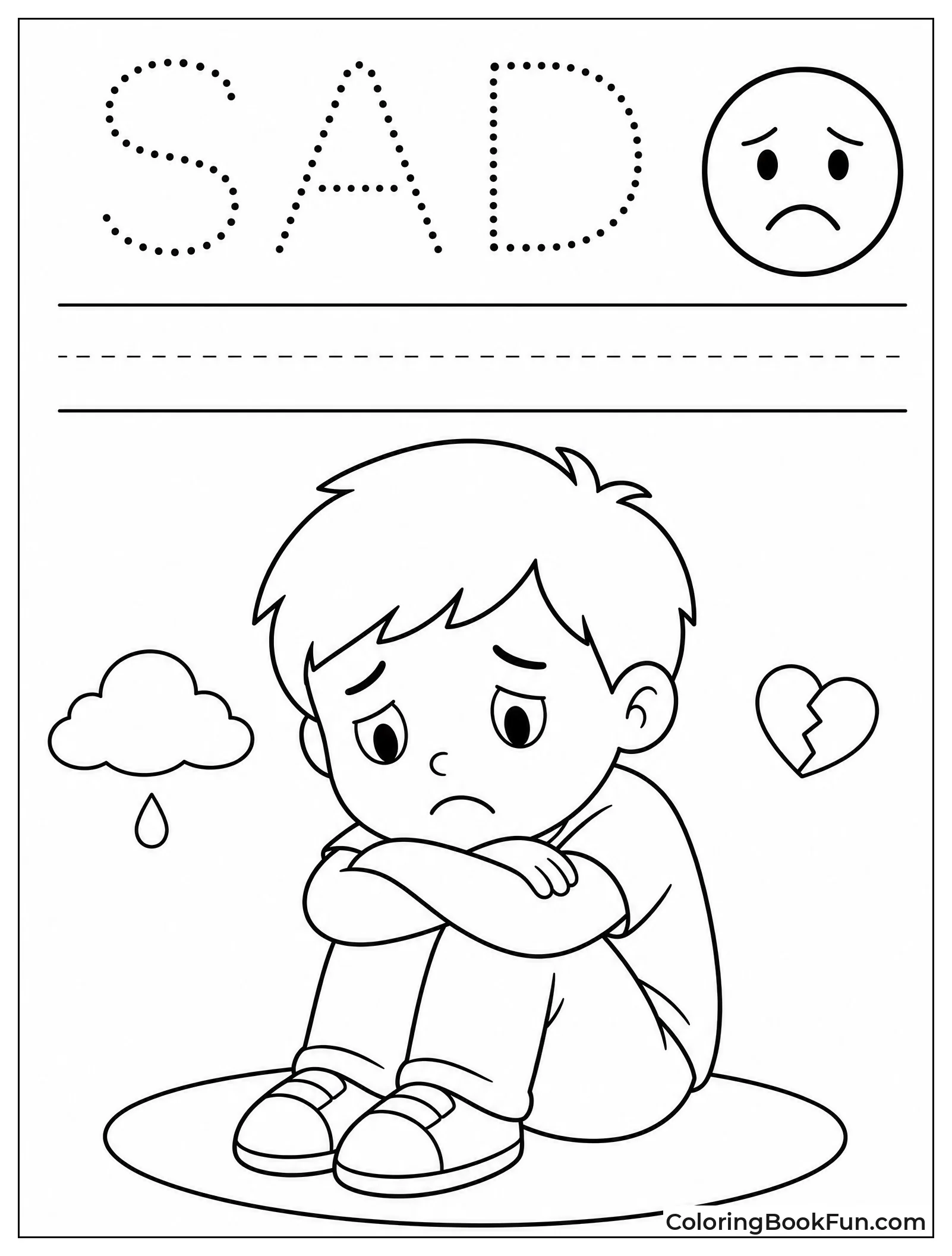Tracing the Word Sad