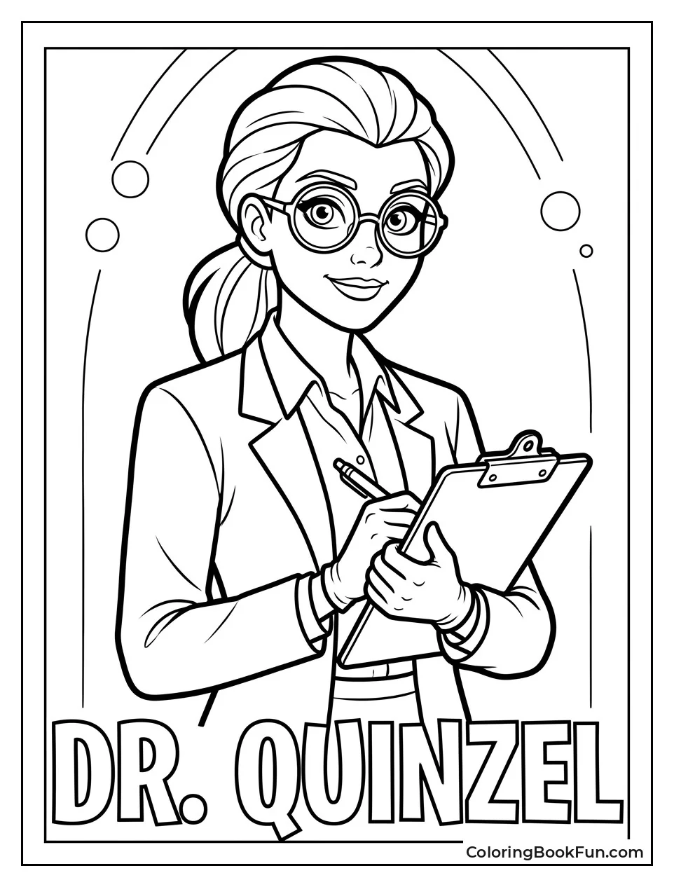 Doctor Harleen Quinzel at Work