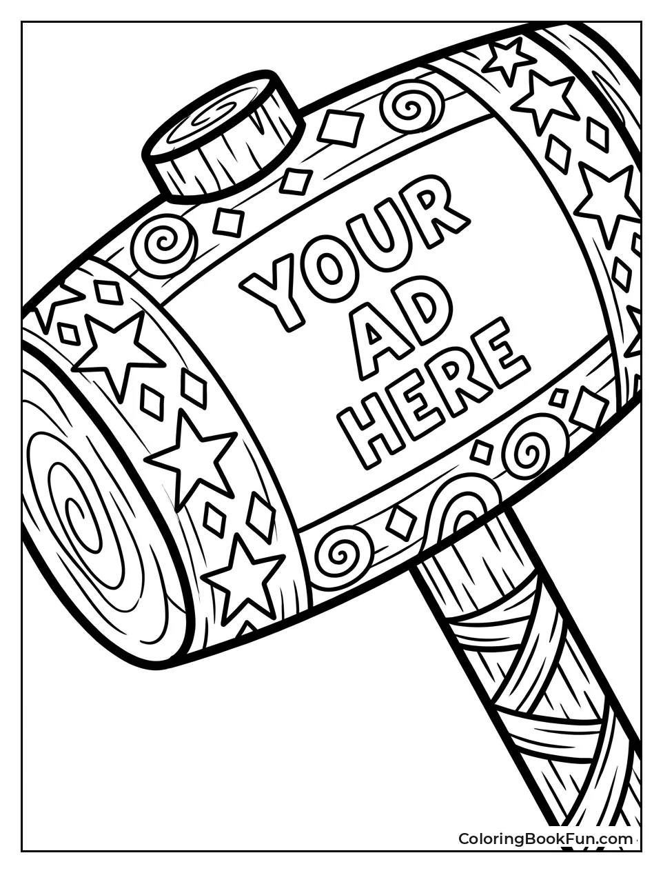 Close Up of Harleys Mallet