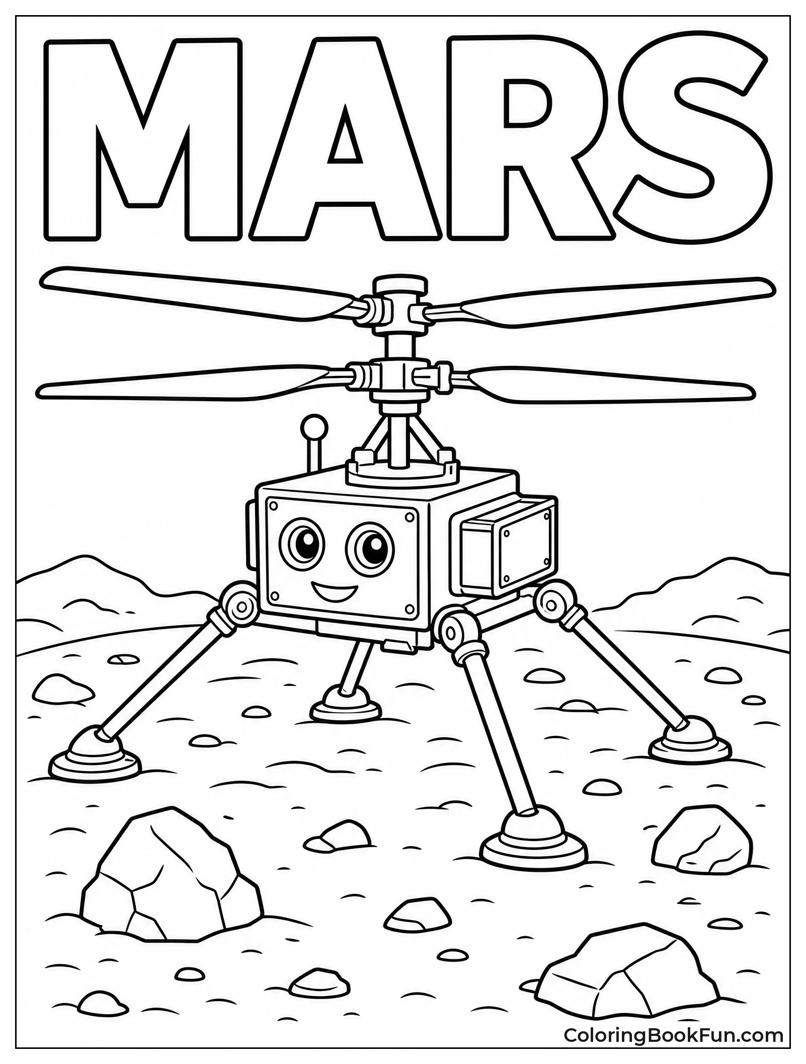 Robot Helicopter Lands on Mars