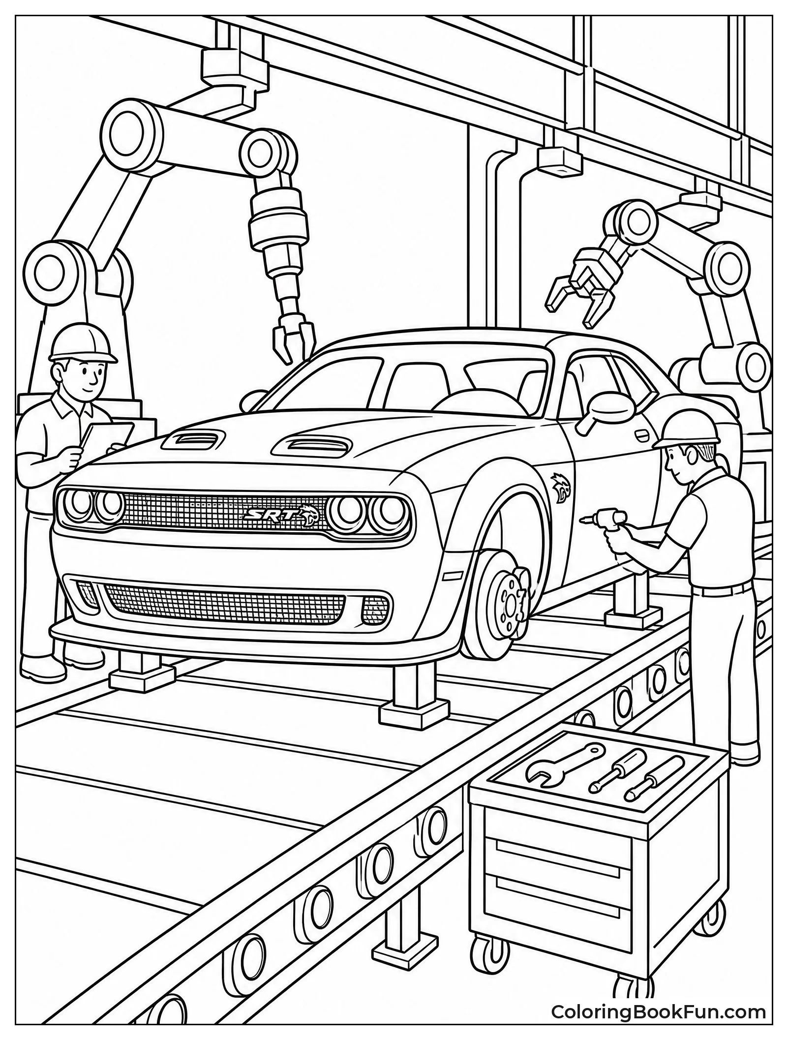 Hellcat on Factory Assembly Line