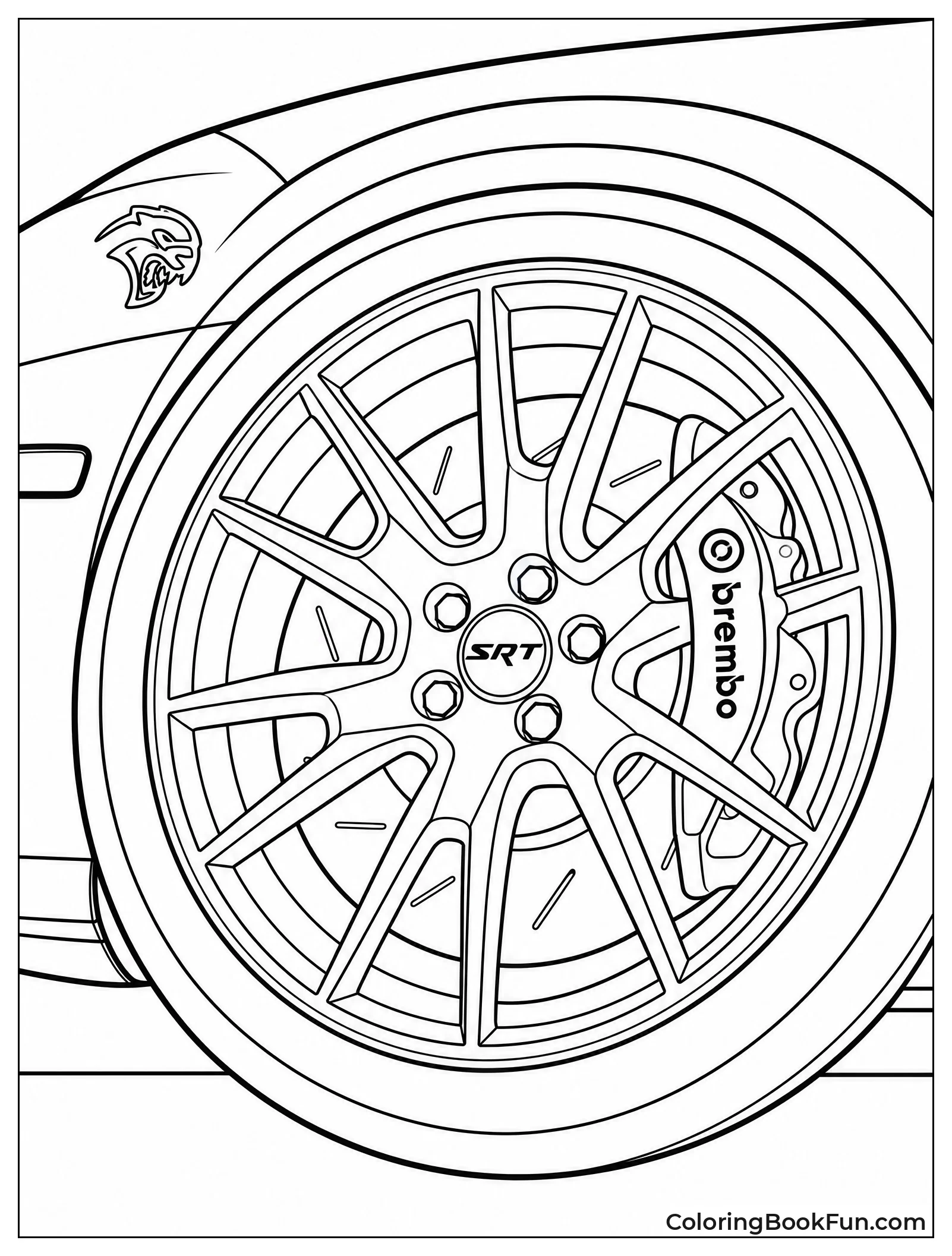 Shiny Alloy Rims Close Up