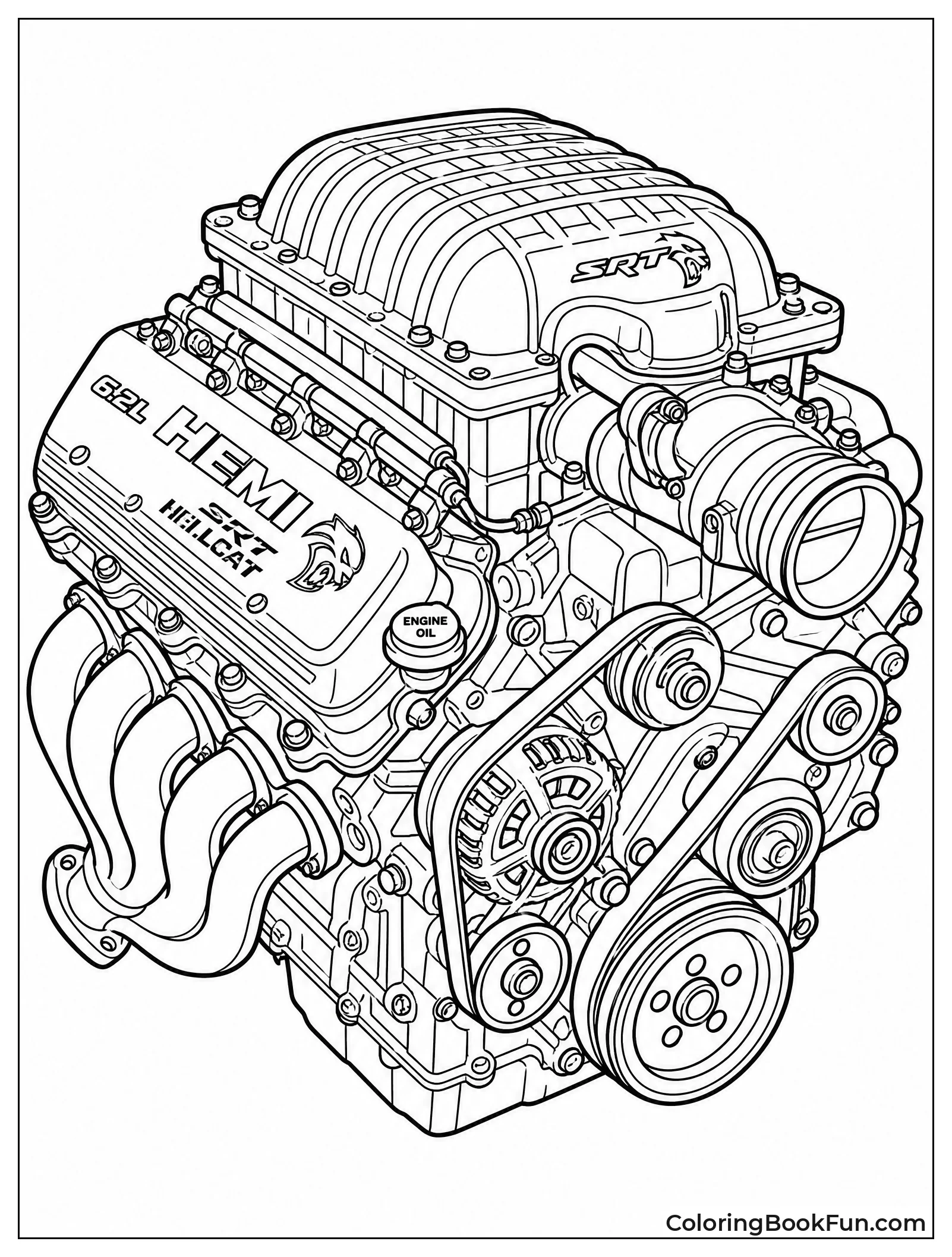 Supercharged Engine in Bay