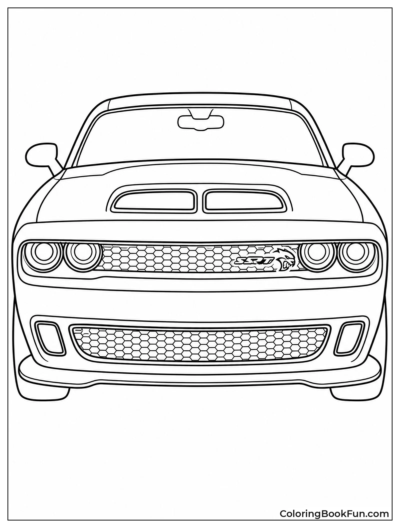 Close Up Front Grille