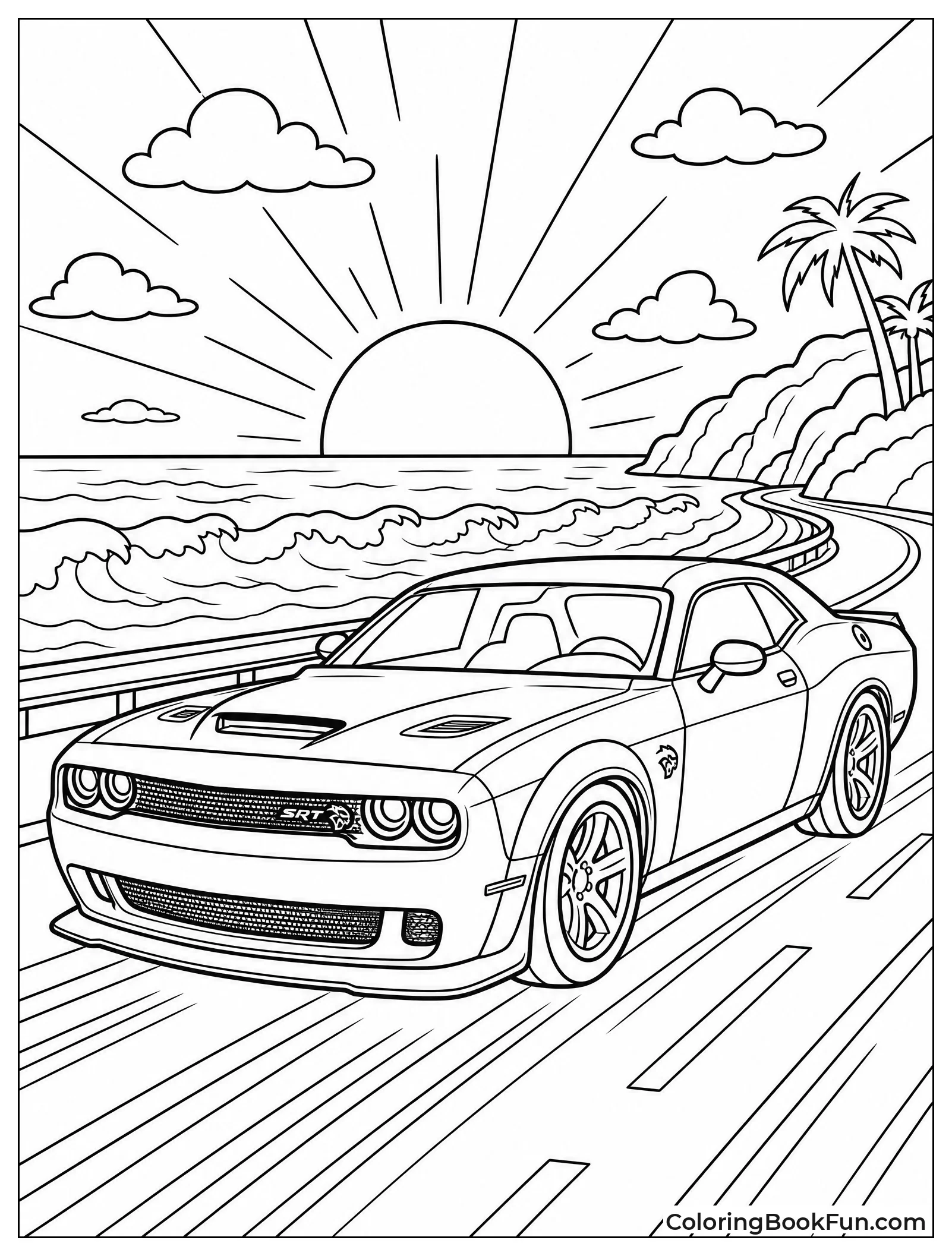Hellcat on Coastal Highway