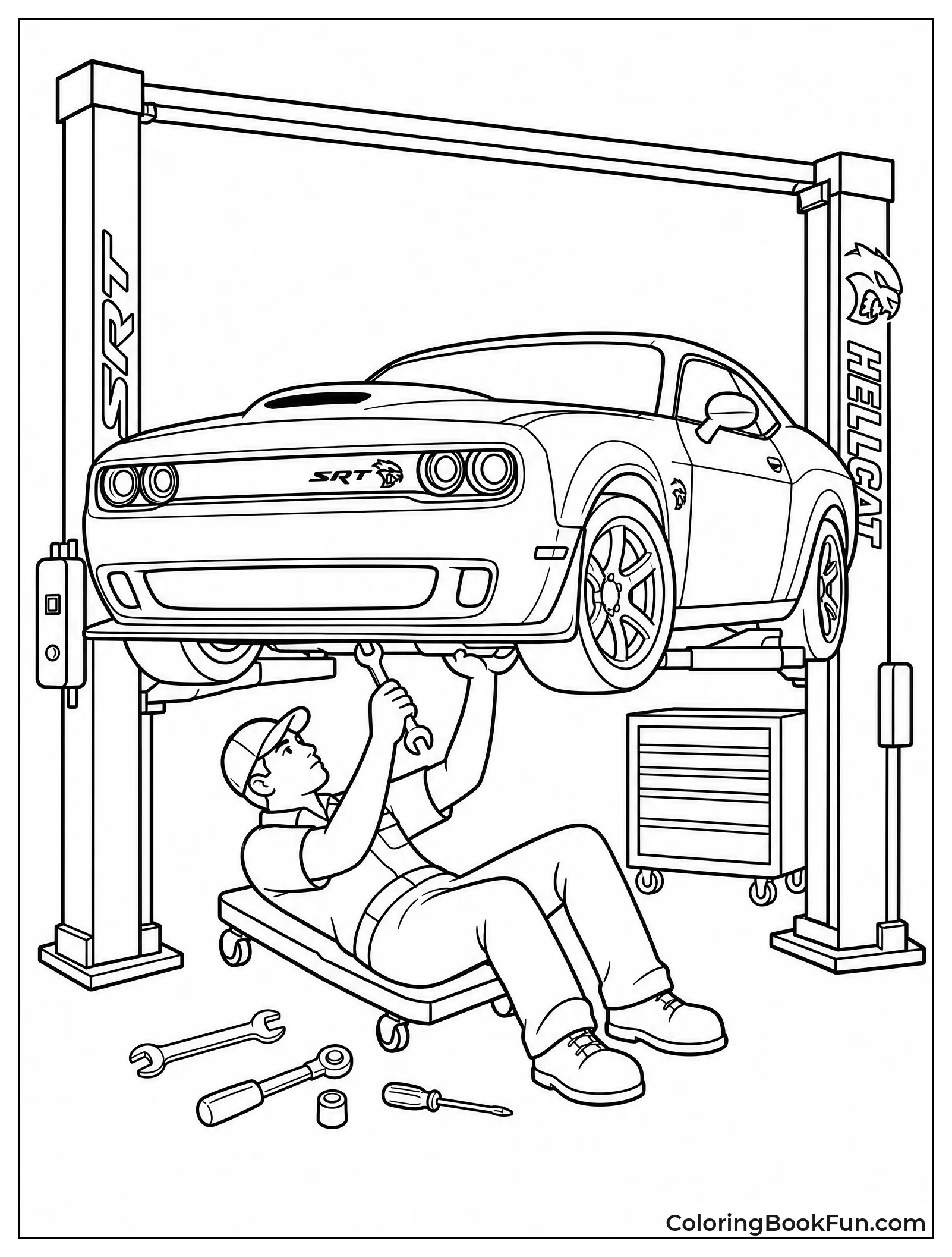 Hellcat Raised on Lift