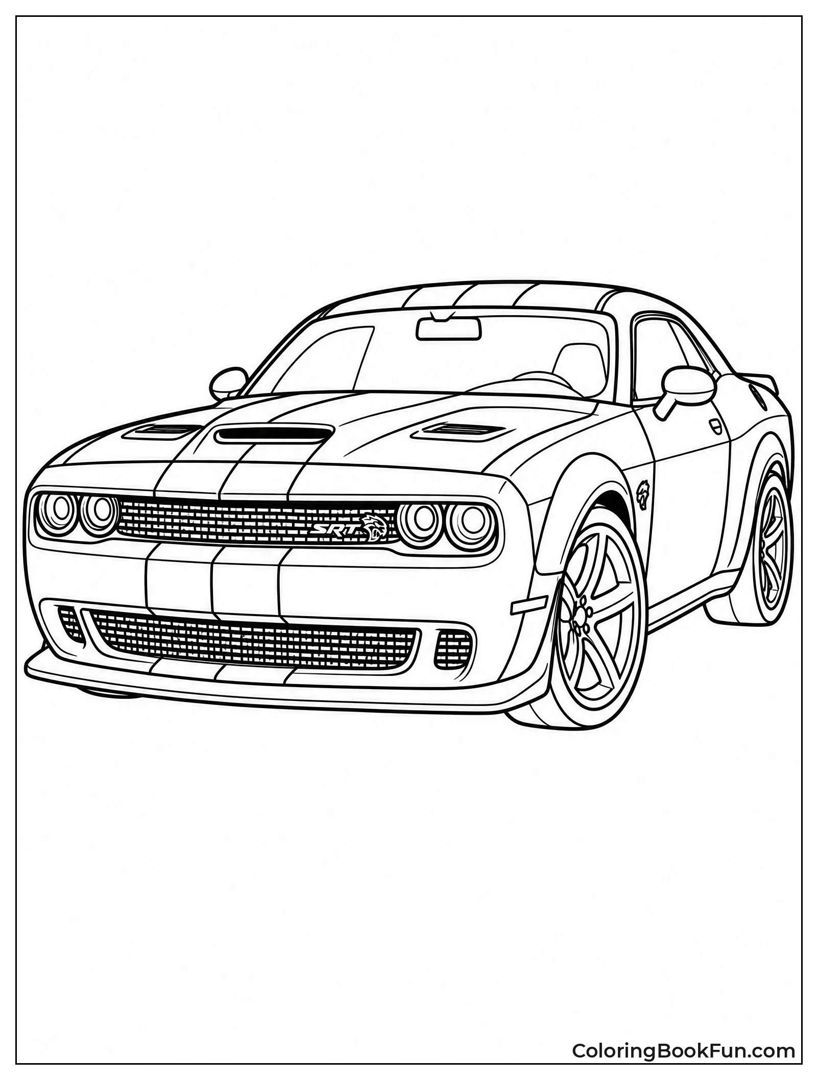 Hellcat with Racing Stripes