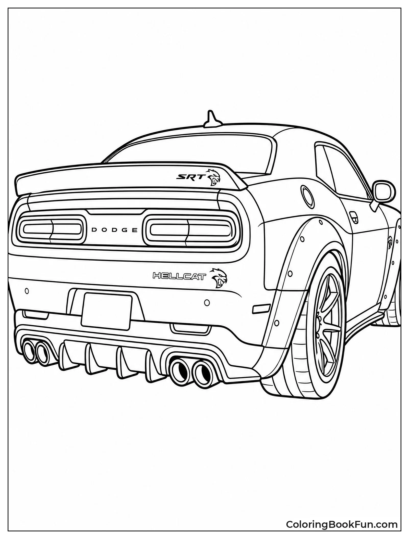 Rear Spoiler and Diffuser