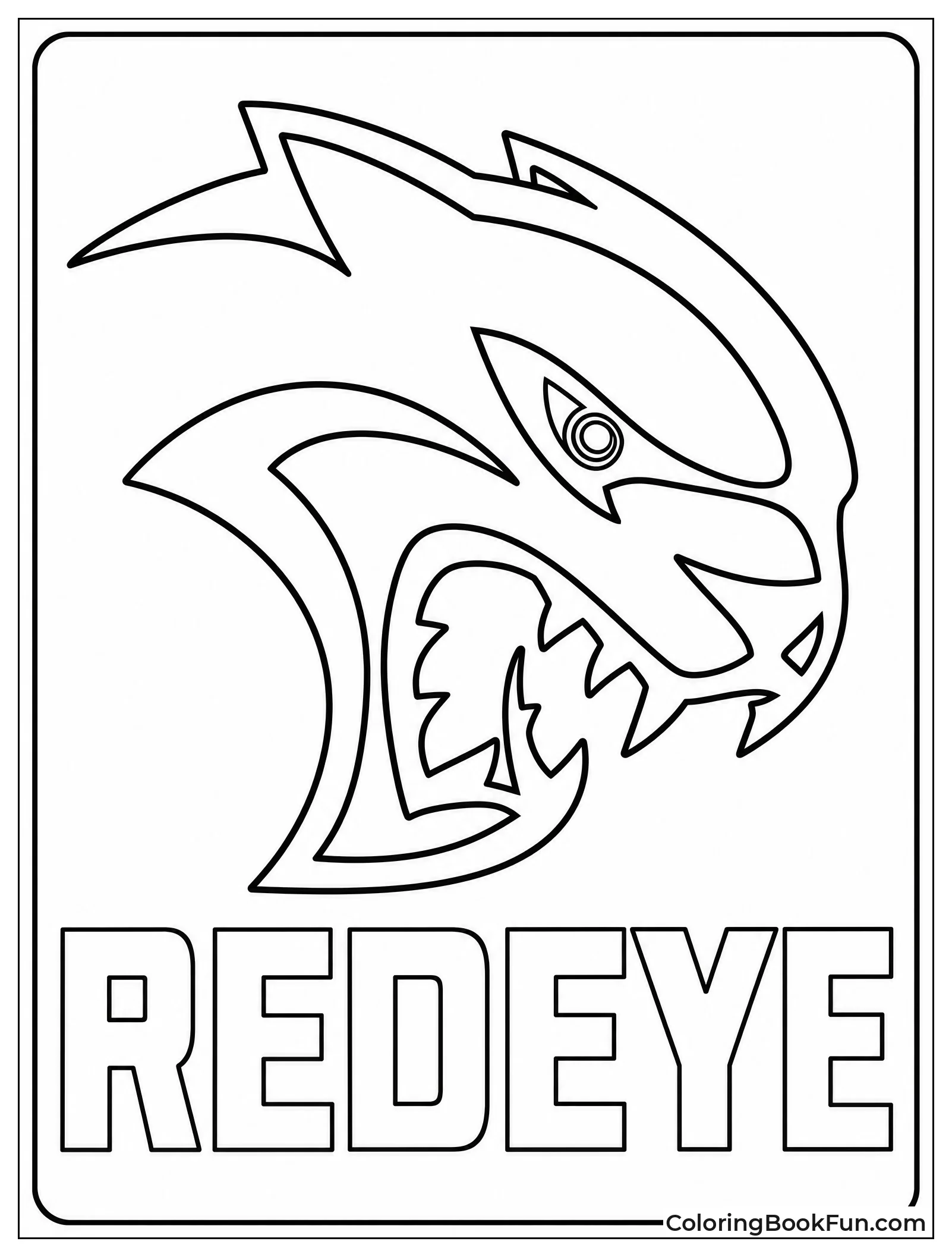 Redeye Badge with Cat Eye