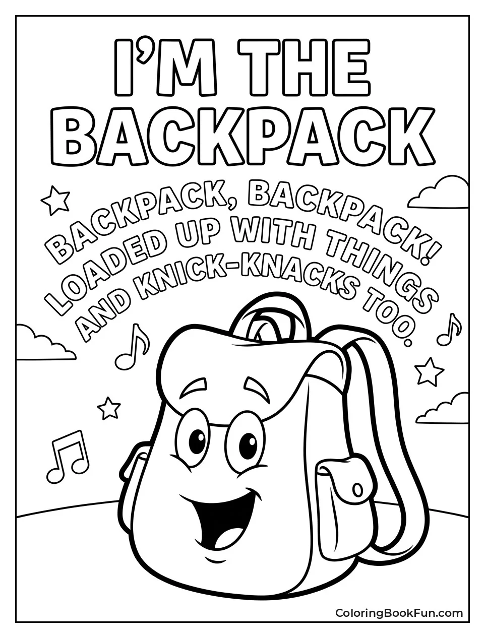Backpack Sings Signature Song Loudly