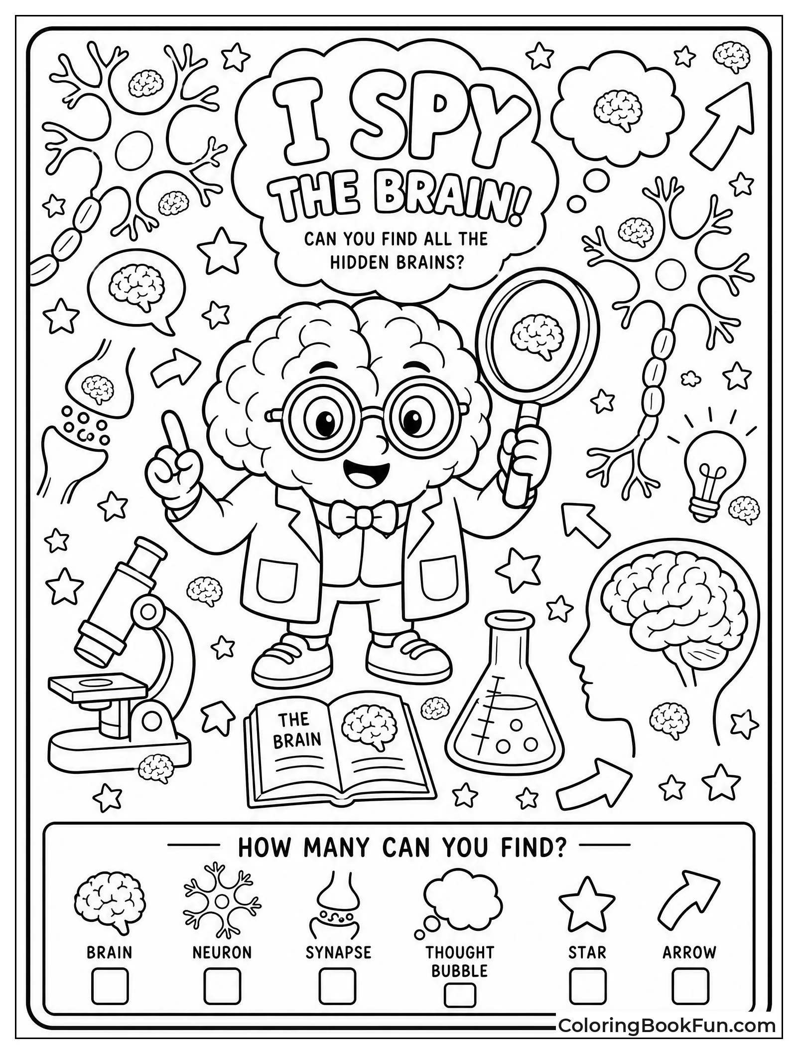 I Spy Hidden Brain Shapes