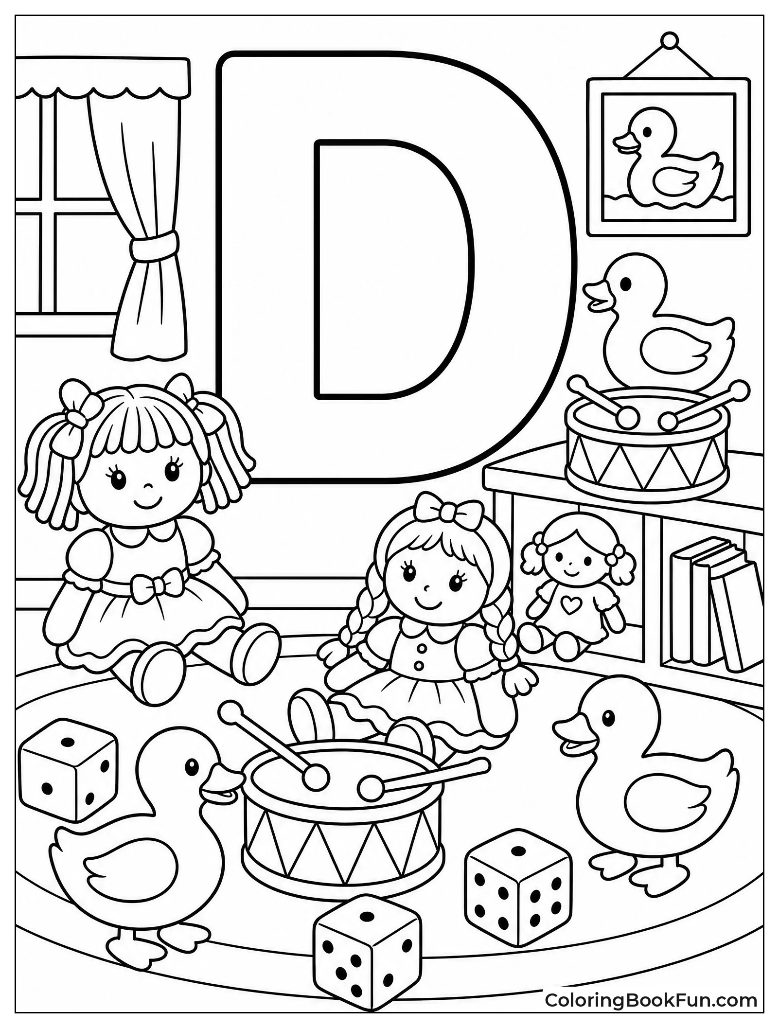 Kids Hunt for Letter D