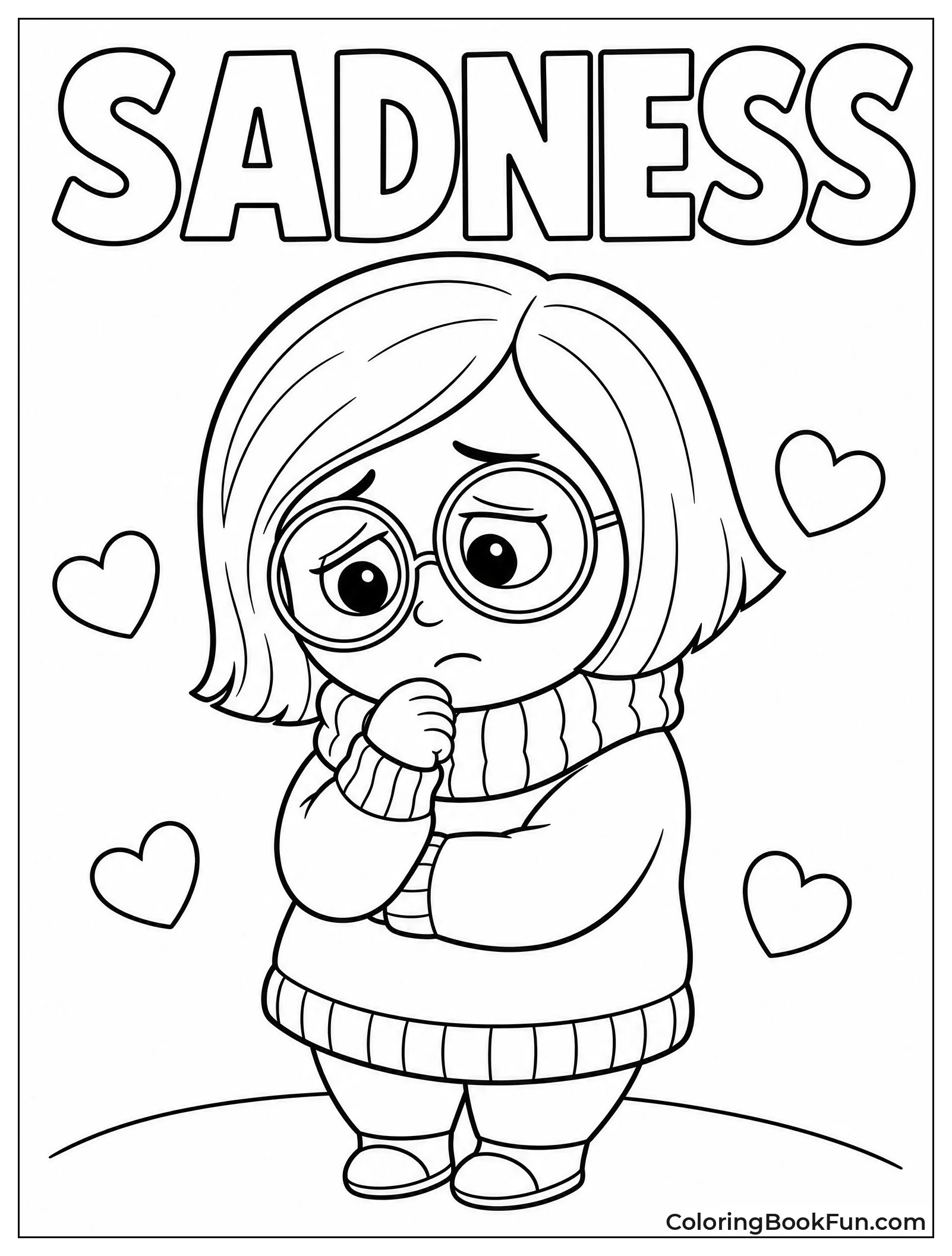 Sadness Character from Inside Out