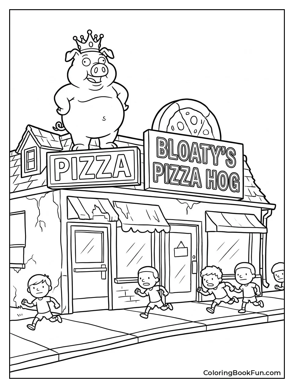 Bloaty Pizza Hog Restaurant