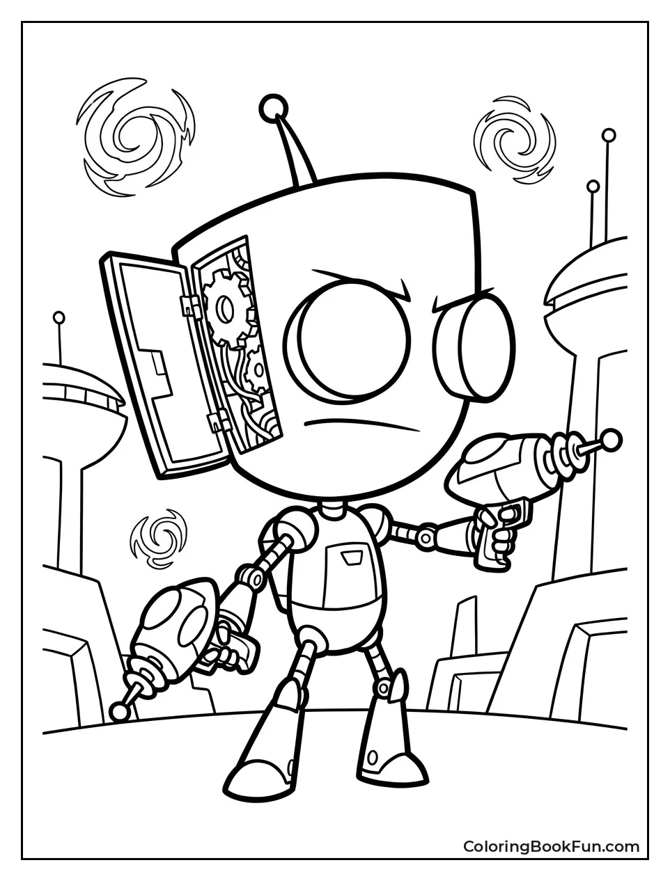 Gir in Serious Robot Mode