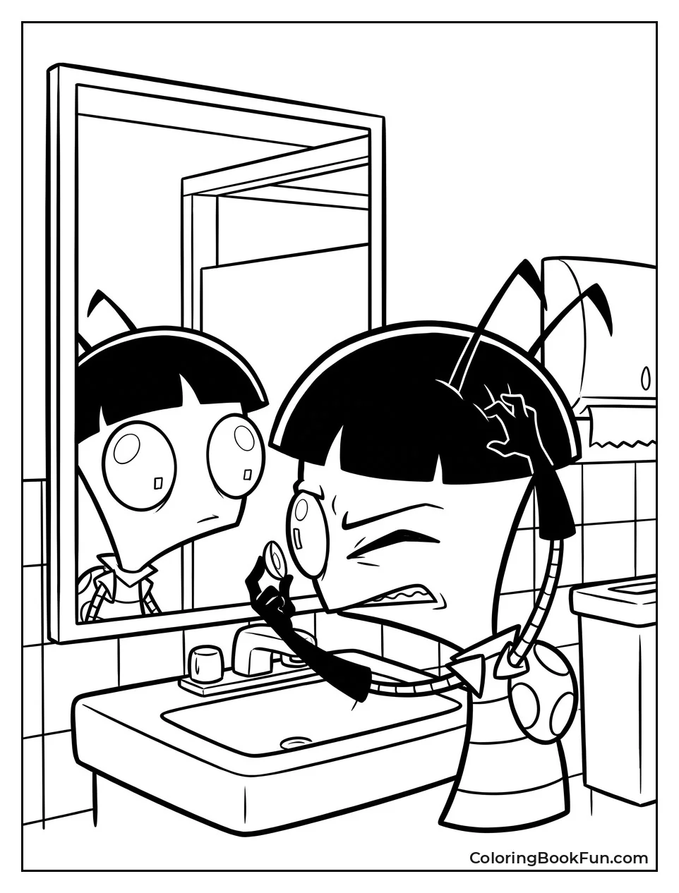 Zim Trying Human Disguise
