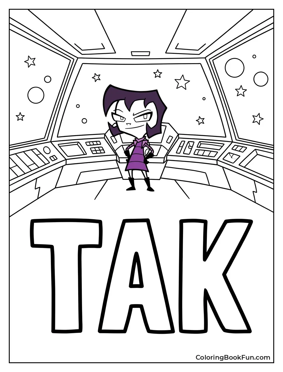 Tak Standing in Spaceship