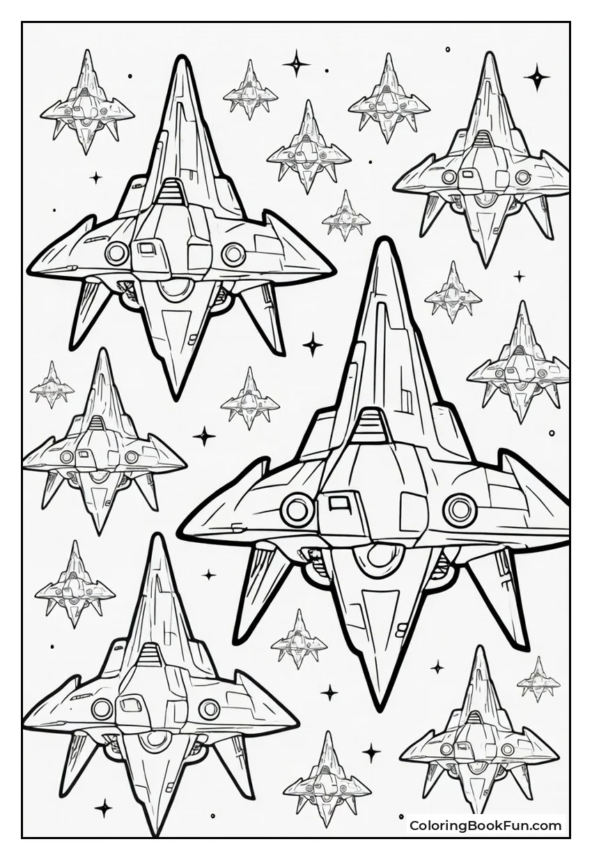 Massive Irken Armada in Space