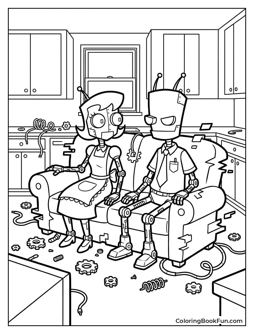 Roboparents Glitching in Kitchen