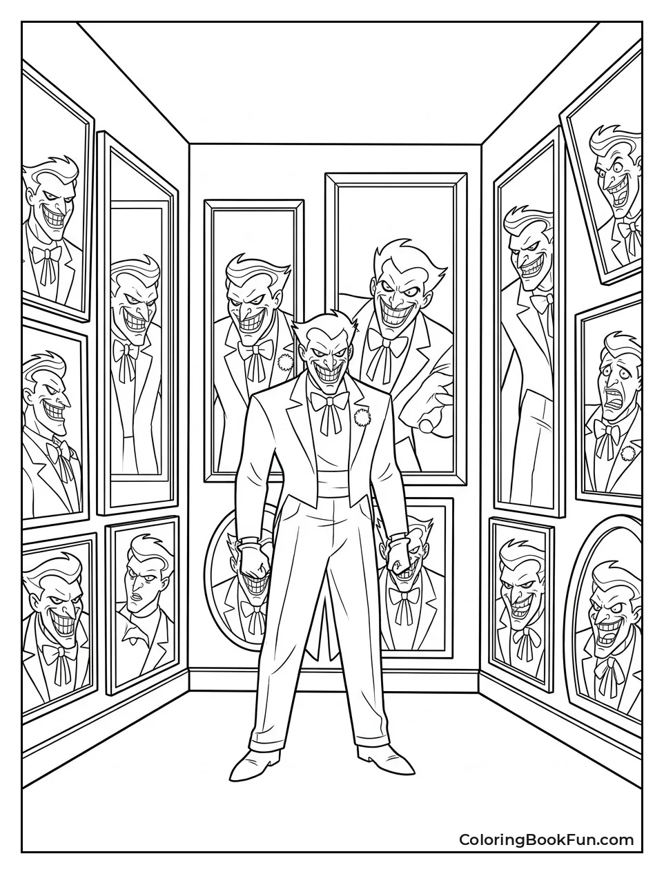 Joker Sees Many Mirror Reflections